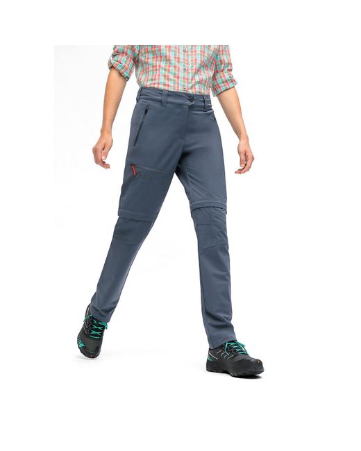 Maier Sports Blue Funktionshose Hose Nata Zip Loop