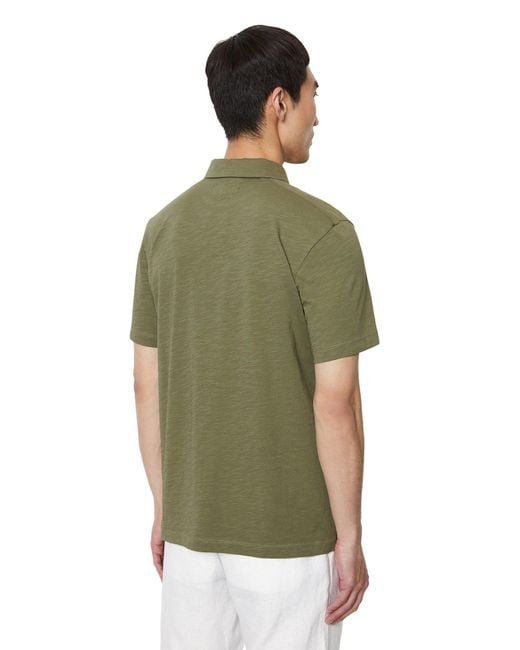 Marc O' Polo Poloshirt in softer Slub-Jersey-Qualität in Green für Herren