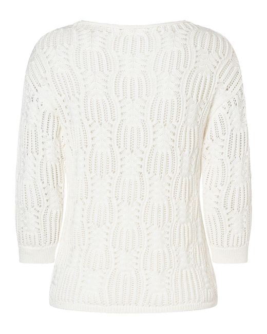 MORE&MORE White &MORE Strickpullover
