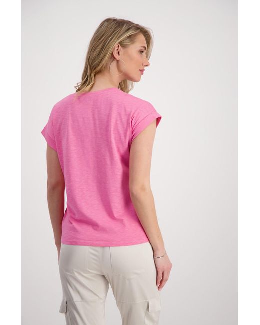 Monari Pink Kurzarmshirt