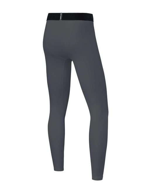 TCA Funktionshose Leggings, Kompressionshose, Sporthose, Lang in Black für Herren