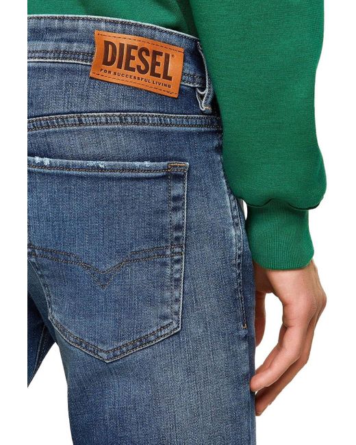 DIESEL Fit- Sleenker 009PN Stretch Jeans Hose Slim Skinny in Blue für Herren