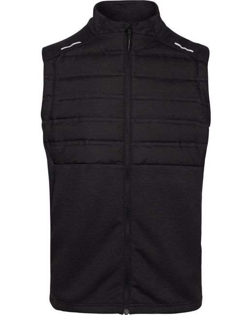 Trespass Sweatweste Alsek Active Hybrid Gilet in Black für Herren
