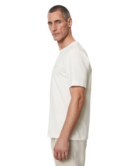 Marc O' Polo T-Shirt mit kunstvollem Rückenprint in White für Herren