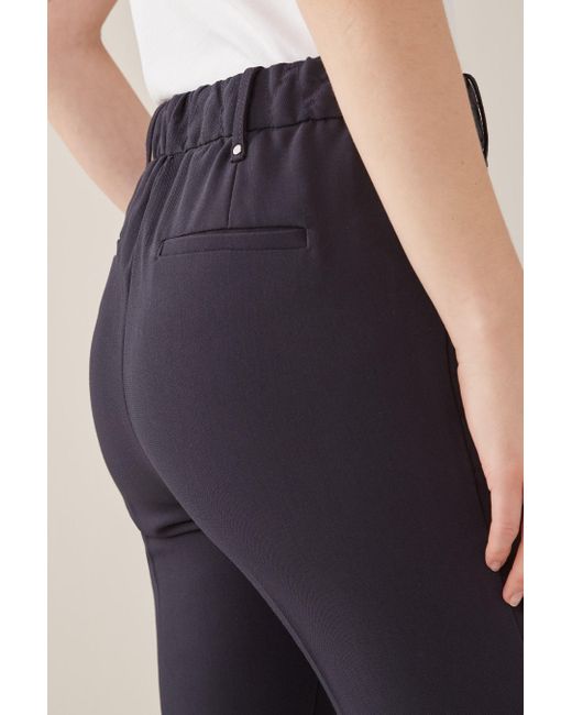 Next Blue Stoffhose Tailored Fit Hose mit schmalem Beinschnitt (1-tlg)
