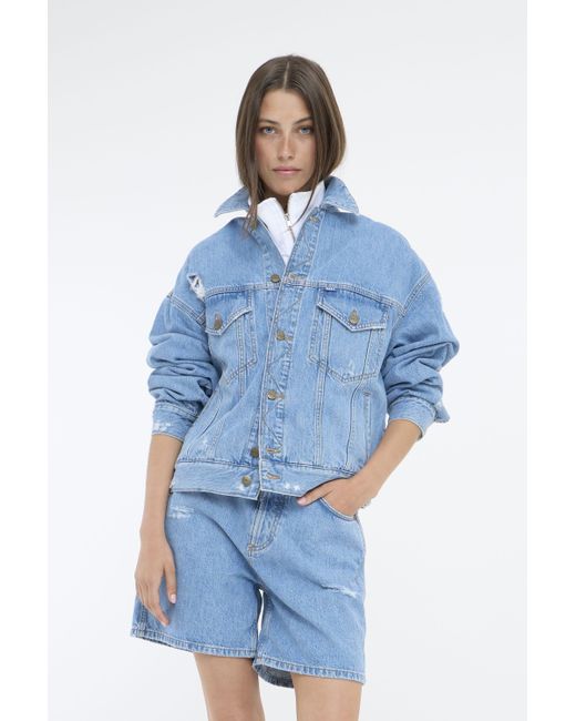 Ball Blue BASERRE DENIM Coole Jeansjacke