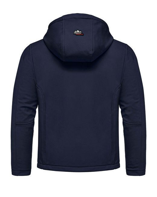 Amaci&Sons DECATUR Softshelljacke Herbst Winter Softshell Funktions Outdoor Regenjacke in Blue für Herren