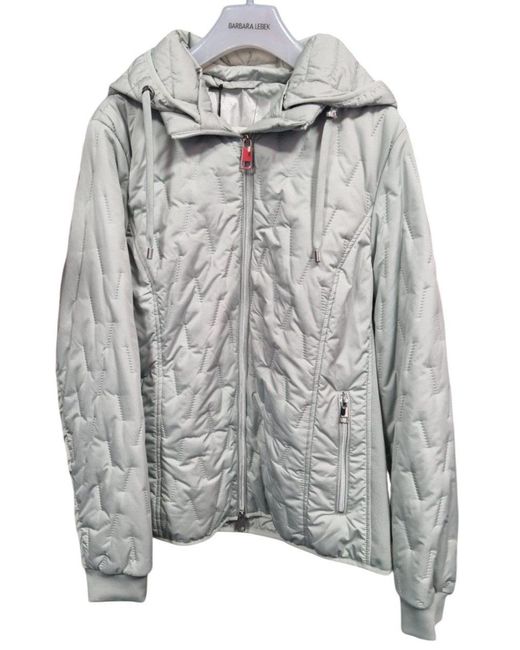 BARBARA LEBEK Gray Steppjacke Jacke Stepp mit Kapu