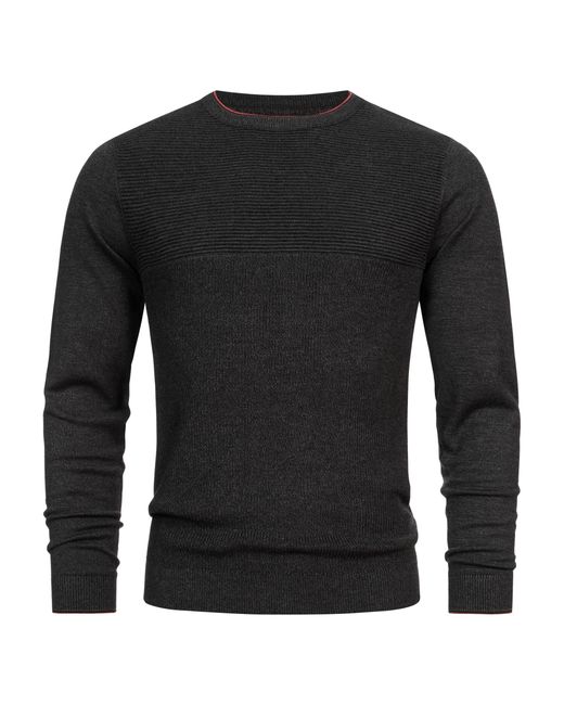 INDICODE Strickpullover INReign in Black für Herren