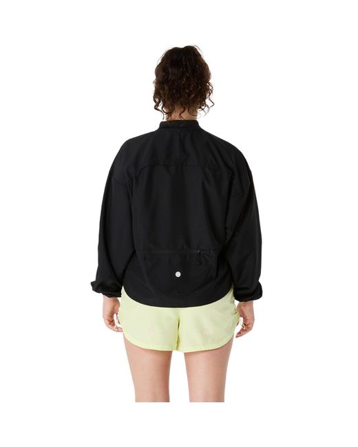 Asics Black Laufjacke Nagino Run Adjustable Jacket
