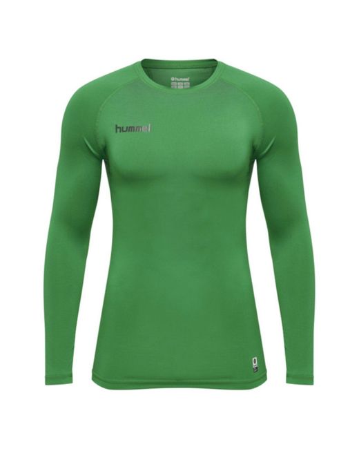 Hummel Langarmshirt Funktionsshirt First Performance Jersey L/s 204502 in Green für Herren