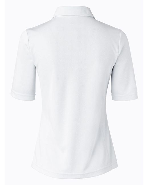 Daily Sports White Poloshirt Polo Macy 1/2 Sleeve Weiß UK M