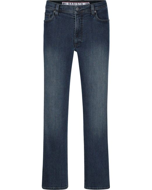 Babista 5-Pocket-Jeans SARENTA im Used-Look in Blue für Herren
