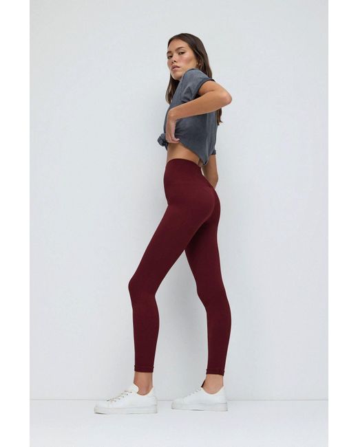 No Matter What Red Leggings Nahtlose Kompressionsleggings