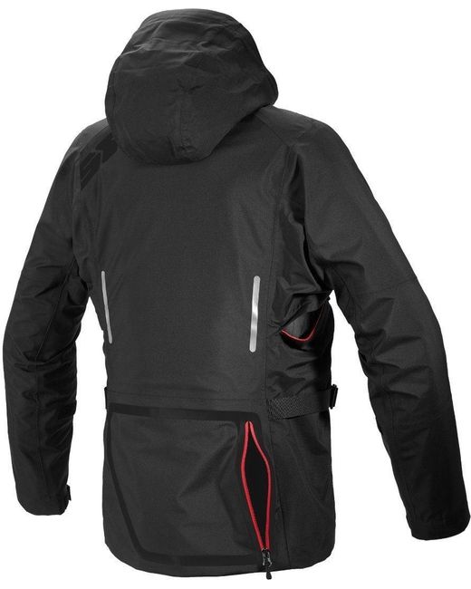 SPIDI Motorradjacke Mission-T Shield H2Out Step-InArmor Motorrad Textil Außenjacke in Black für Herren