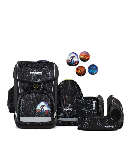 ergobag Black Schulranzen Cubo Light