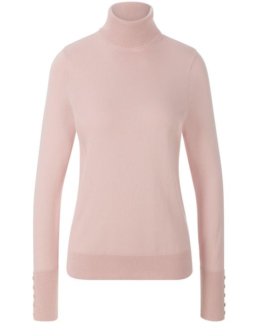 Peter Hahn Rollkragenpullover Cotton in Pink | Lyst DE