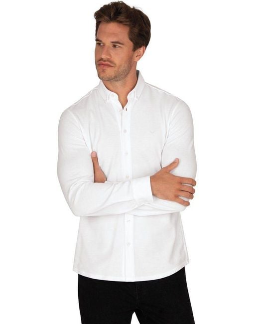 Business-Piqué-Hemd in Lyst DE | Herren für Poloshirt Trigema Weiß