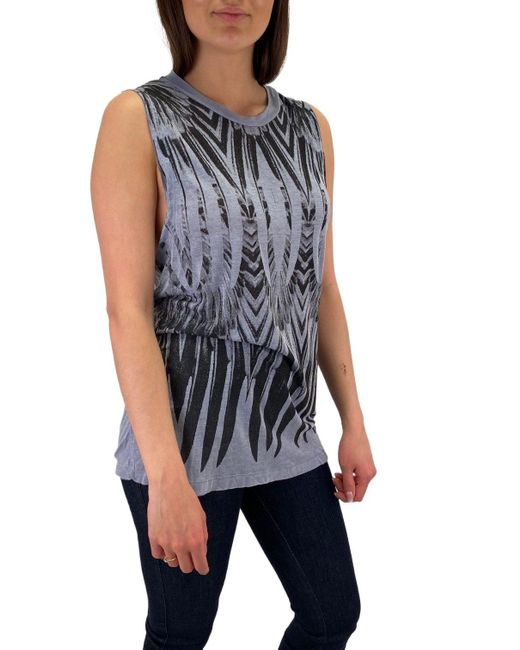 DIESEL Blue Shirttop T-Triton-R Top Shirt