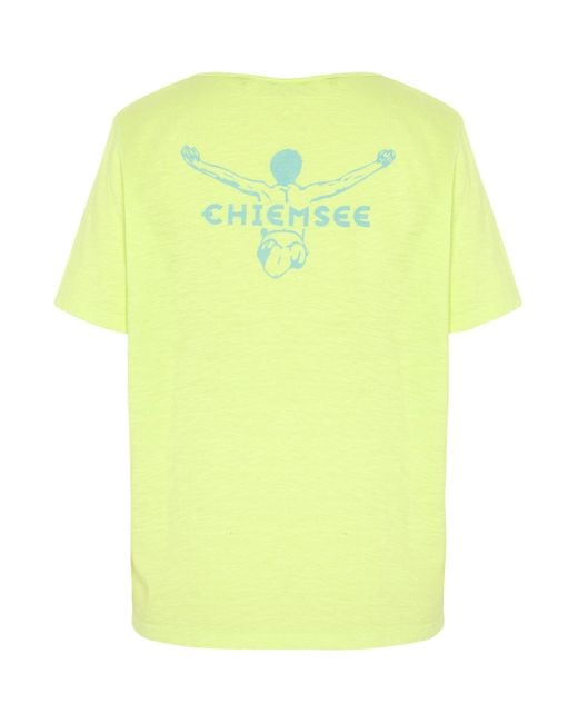 Chiemsee Yellow Print- T-Shirt Regular Fit 1