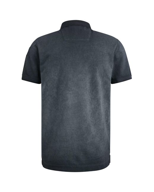 PME LEGEND Poloshirt Short sleeve polo Cold dye pique in Blue für Herren