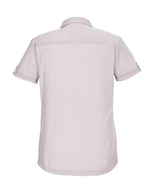 Killtec White Funktionshemd KOS 46 WMN WVN SHRT Schnelltrocknende Funktionsbluse mit Stretch und All Over-Print