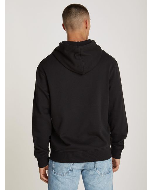 Calvin Klein Kapuzensweatshirt STACKED EUPHORIC LOGO HOODIE mit Logoschriftzug in Black für Herren