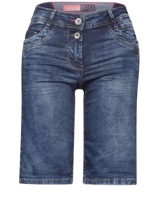 Cecil Blue Stretch-Jeans
