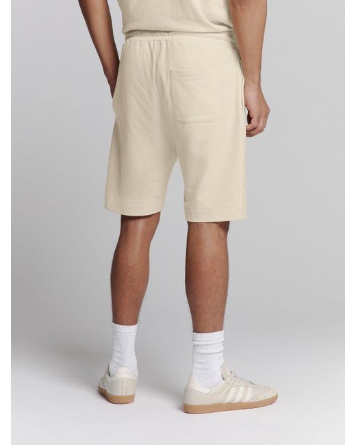 No Excess Bermudas Short Jersey Solid Terry in Natural für Herren