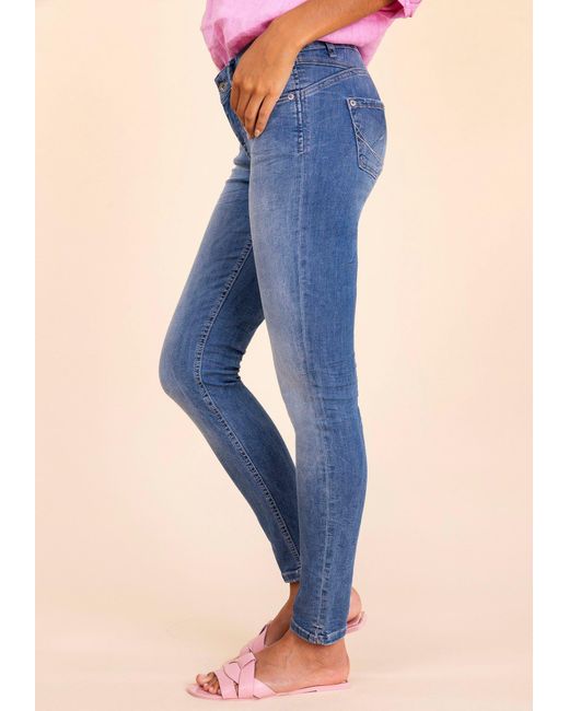 BLUE FIRE Skinny-fit-Jeans ALICIA in Blau | Lyst DE