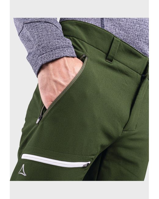 Schoeffel Outdoorhose Pants Folkstone Warm M in Green für Herren