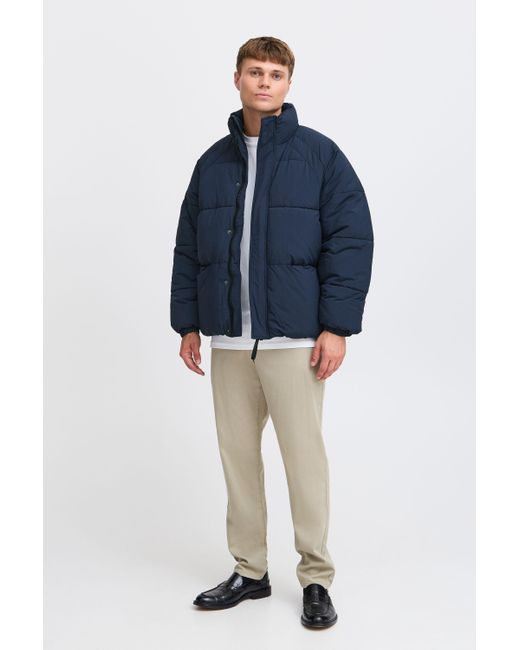 Solid Steppjacke SDMILO PUFFER SHORT komfortable Jacke in Blue für Herren