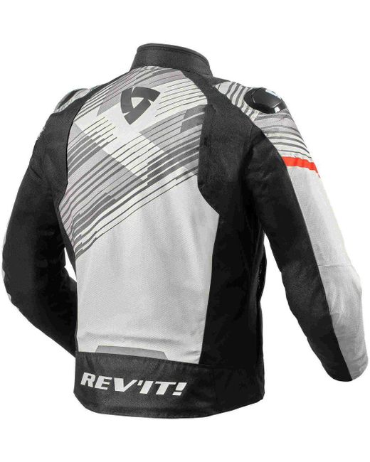 Revit Motorradjacke Apex H2O Motorrad Textiljacke wasserdicht in Black für Herren