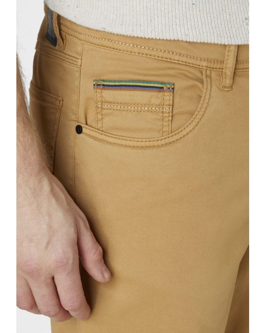 Redpoint Stoffhose MILTON Regular Fit 5-Pocket Hose mit Stretchanteil in Natural für Herren