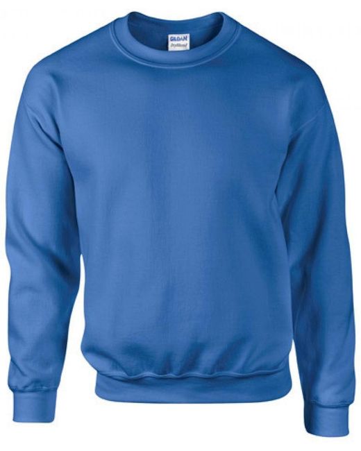 Gildan DryBlend Crewneck Sweatshirt / Pullover in Blue für Herren