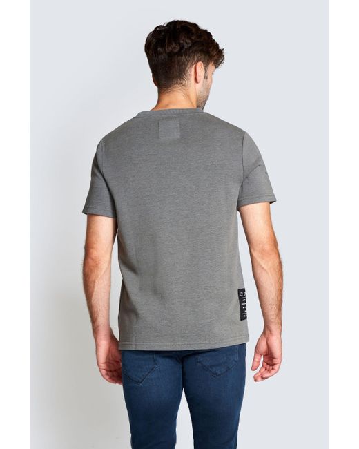 Zhrill T-Shirt RUG Blue (0-tlg) in Gray für Herren