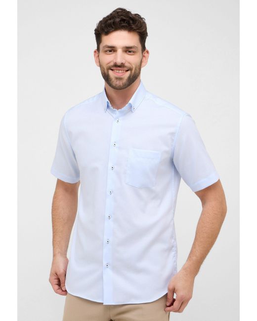 Eterna Kurzarmhemd in White für Herren