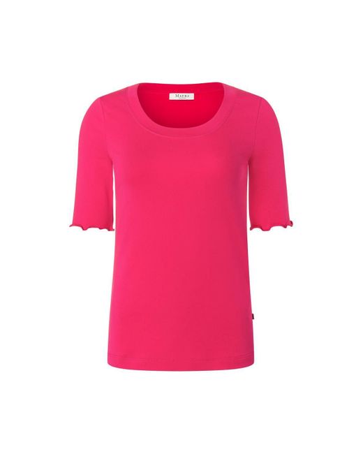 maerz muenchen Pink T-Shirt Rundhals 1/2 Arm