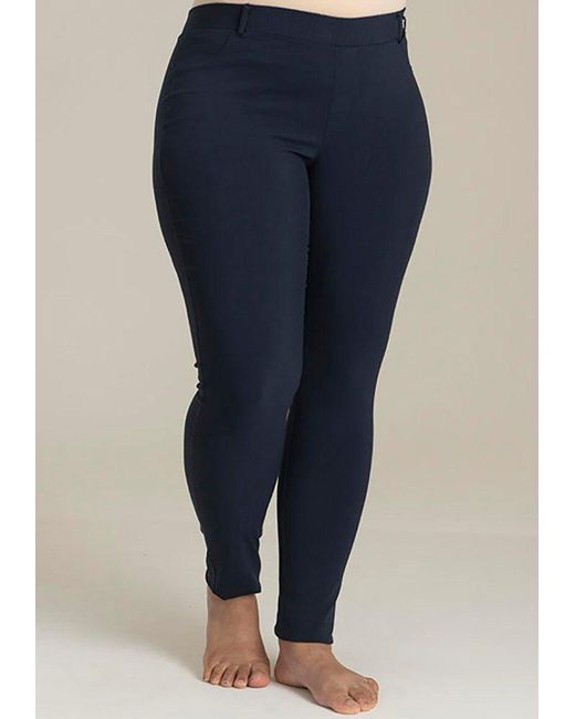 SANDGAARD Blue Highwaist Leggings Copenhagen mit Viskose und Elasthan