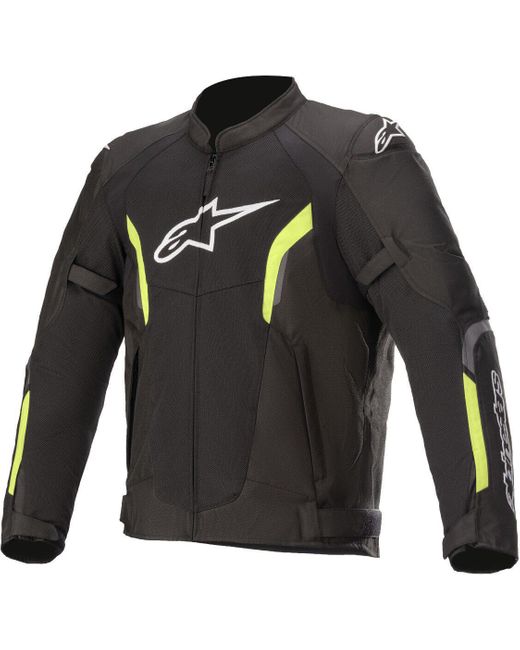 Alpinestars Motorradjacke AST-1 V2 Air Motorrad Textiljacke Perforiert in Black für Herren