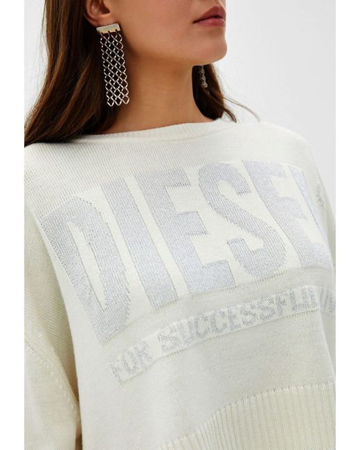 DIESEL Blue Strickpullover F-Lurexy