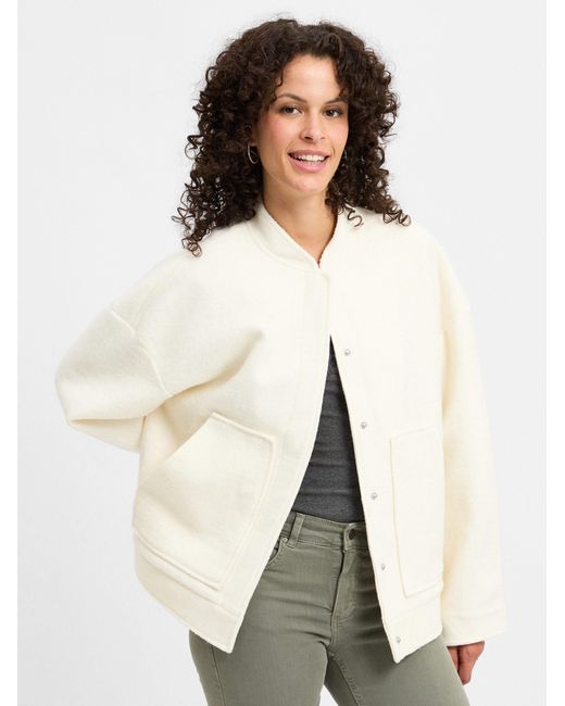 Vila White Wolljacke Viceclie