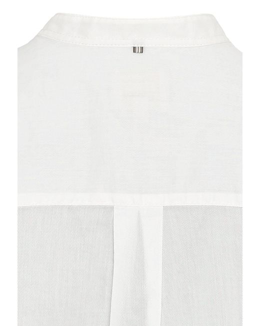 Camel Active White Kurzarmbluse Bluse