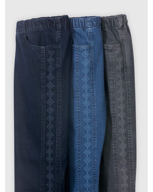Sieh an! Blue Bequeme Jeans Schlupfjeans