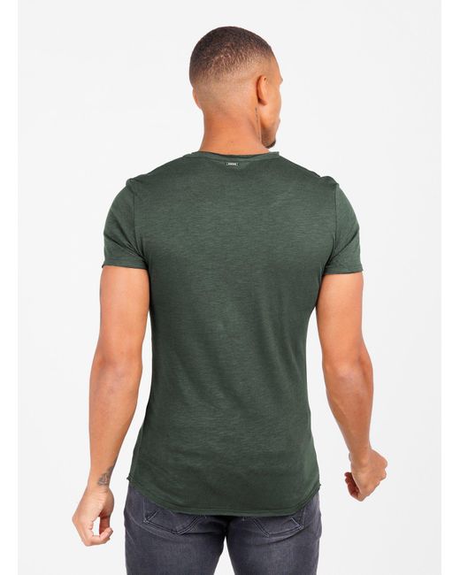Key Largo T-Shirt MT BREAD NEW round in Green für Herren
