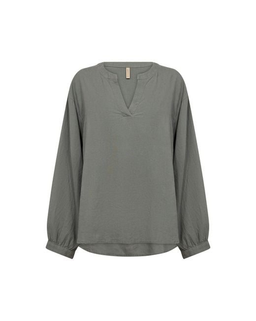 Soya Concept Gray Langarmbluse SC-INA 63