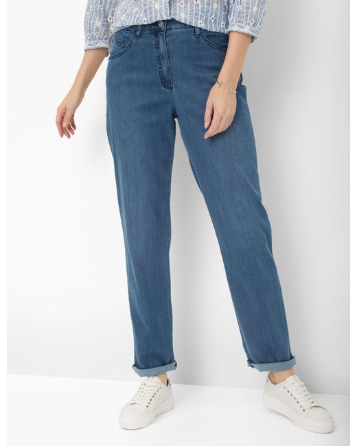 RAPHAELA by BRAX Blue 5-Pocket-Jeans Style CORRY