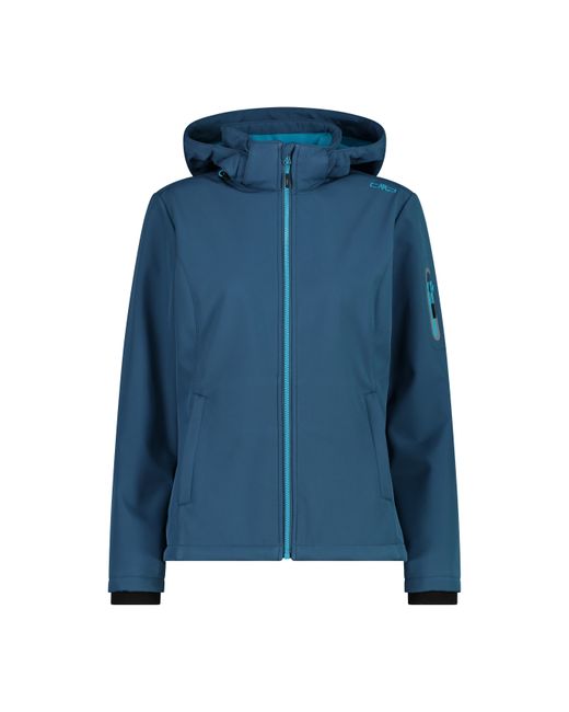 CMP Blue Softshelljacke Woman Jacket Zip Hood 39A5006