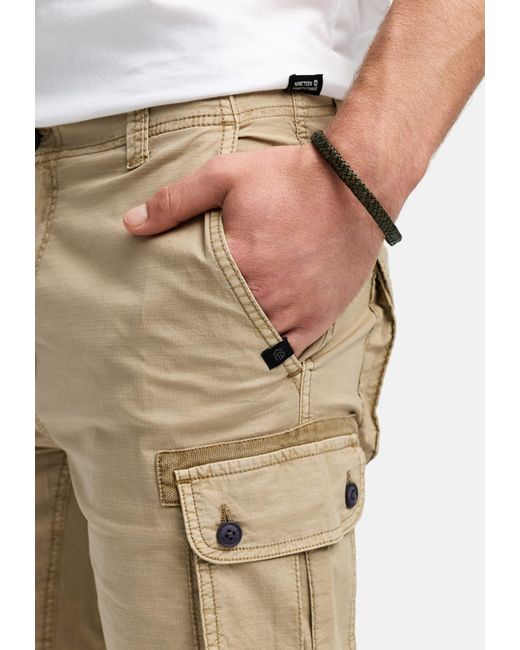 INDICODE Cargoshorts INLanny aus robustem, vielseitigem und dennoch bequemem Material in Natural für Herren