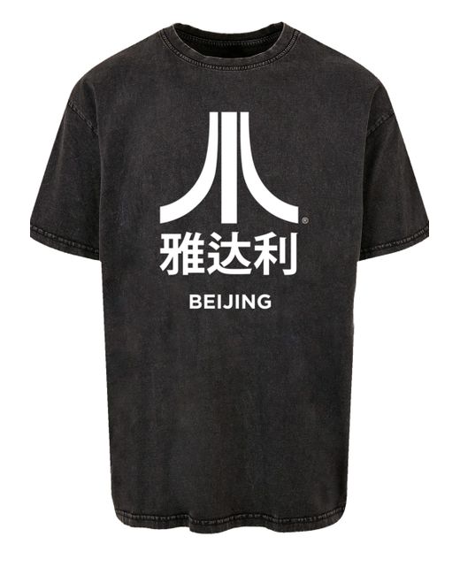 F4NT4STIC Shirt Atari Beijing Retro Arcade Games Premium Qualität in Gray für Herren